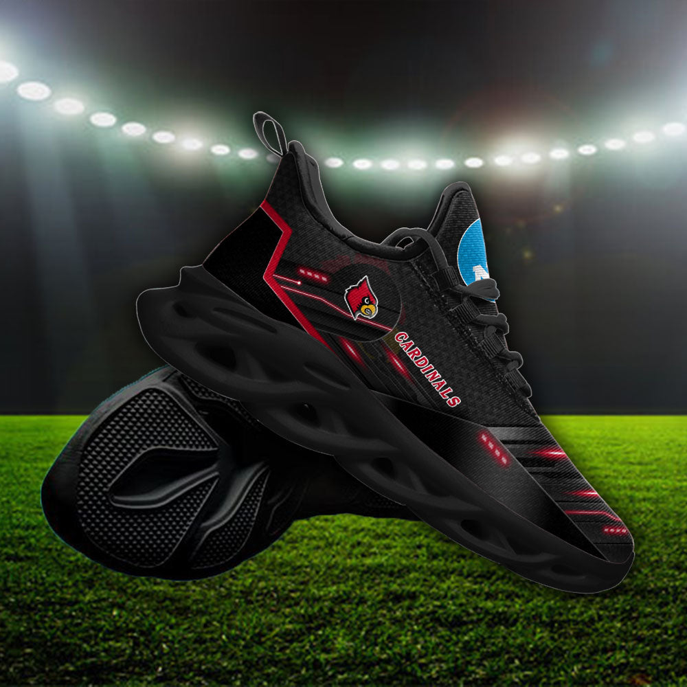 Ideafootwear Louisville Cardinals NCAA Max Soul Shoes Sneakers For Men And Women