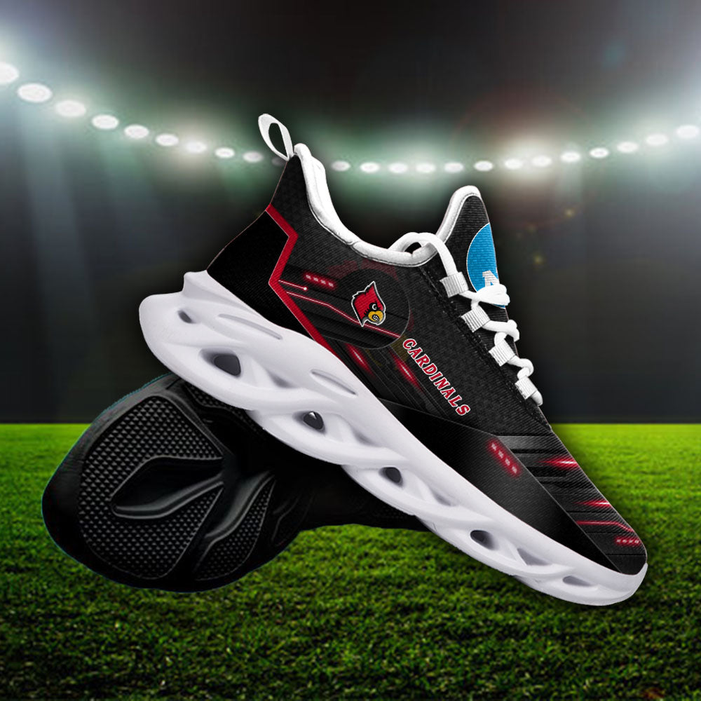 Ideafootwear Louisville Cardinals NCAA Max Soul Shoes Sneakers For Men And Women