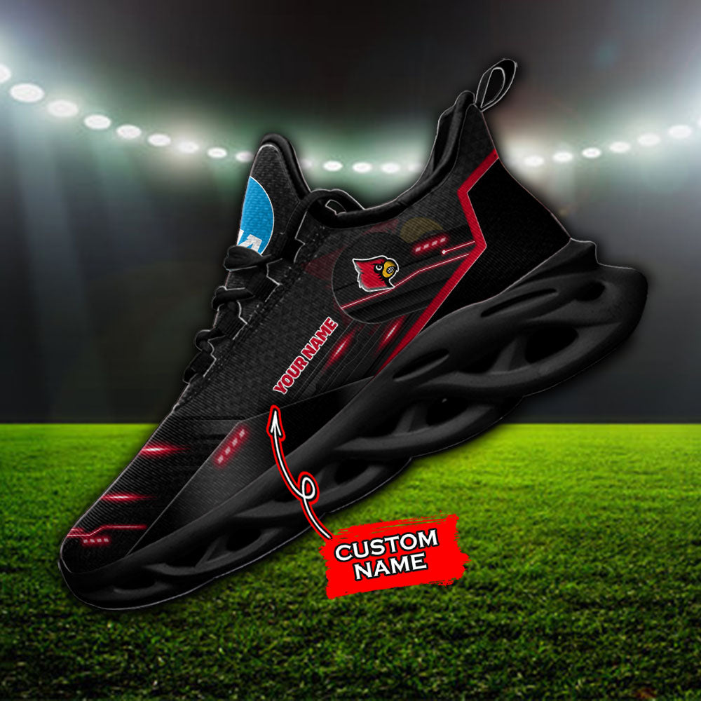Ideafootwear Louisville Cardinals NCAA Max Soul Shoes Sneakers For Men And Women