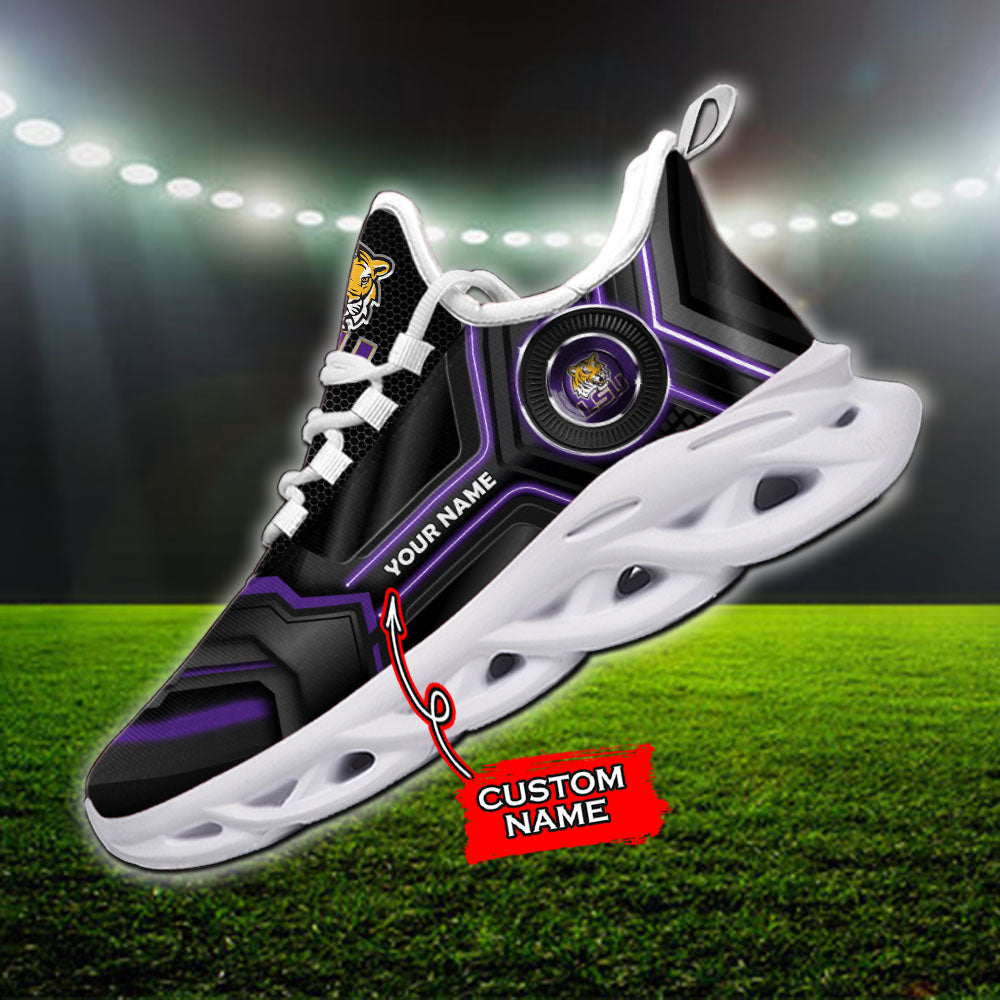 Ideafootwear LSU Tigers NCAA Max Soul Shoes Sneakers For Men And Women