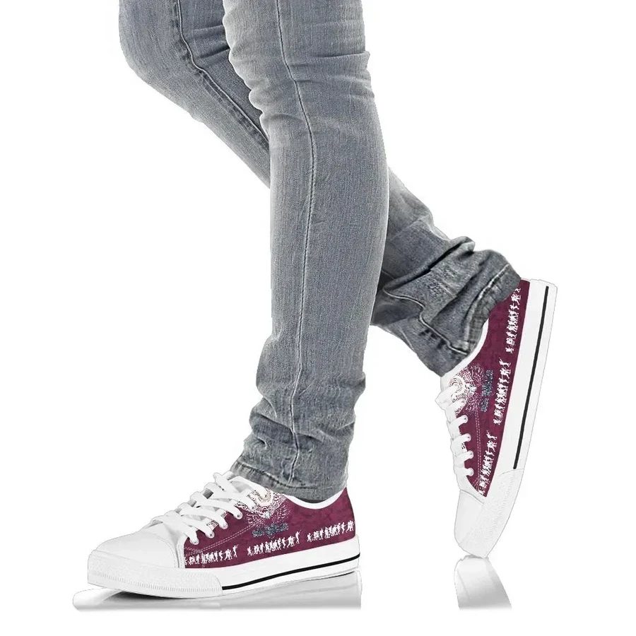 Ideafootwear Manly Warringah Sea Eagles Low Top Canvas Sneakers Shoes For Men And Women