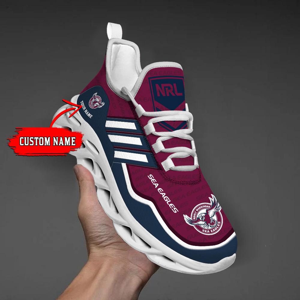 Ideafootwear Manly Warringah Sea Eagles Max Soul Shoes Sneakers For Men And Women