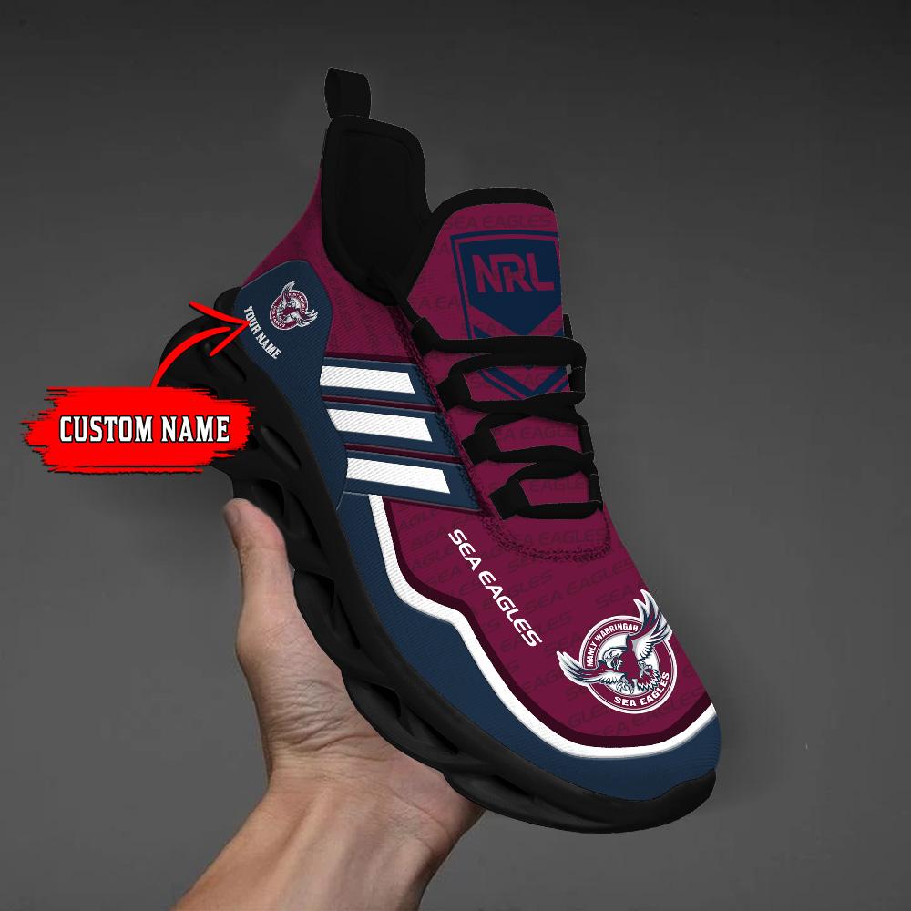 Ideafootwear Manly Warringah Sea Eagles Max Soul Shoes Sneakers For Men And Women
