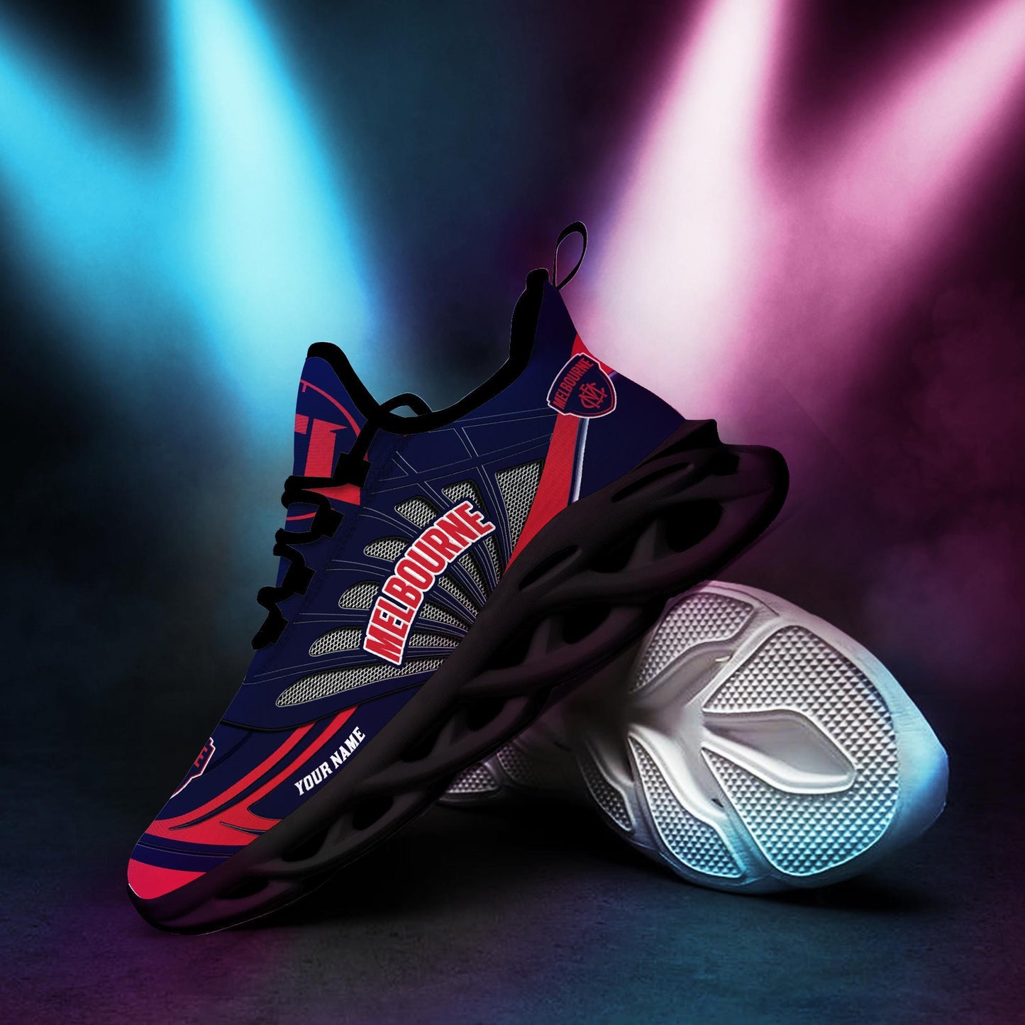 Ideafootwear Melbourne Football Club Max Soul Shoes Sneakers For Men And Women