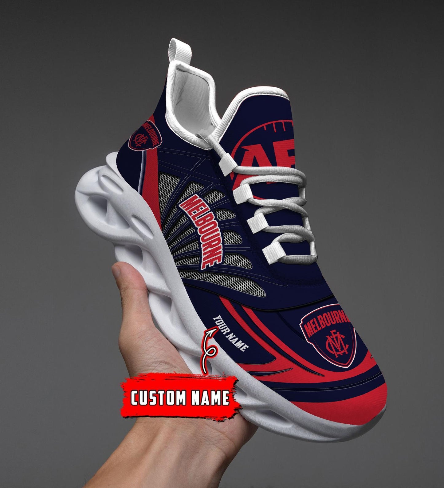 Ideafootwear Melbourne Football Club Max Soul Shoes Sneakers For Men And Women