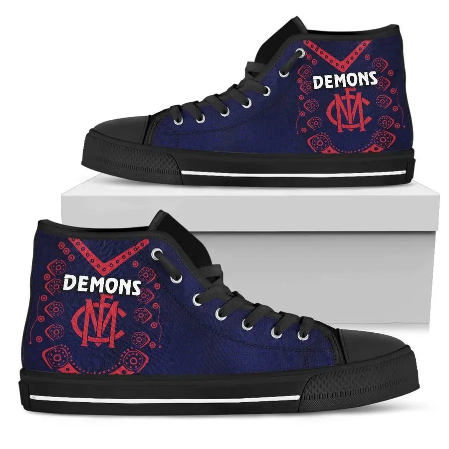 Ideafootwear Melbourne High Top Canvas Sneakers Shoes For Men And Women