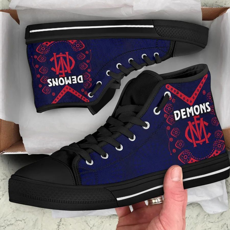 Ideafootwear Melbourne High Top Canvas Sneakers Shoes For Men And Women