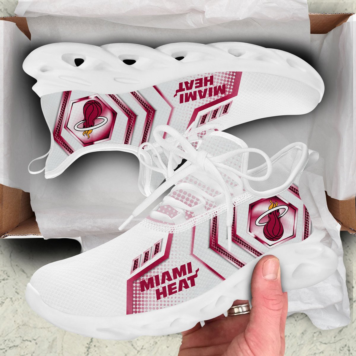 Ideafootwear Miami Heat Max Soul Shoes Sneakers For Men And Women