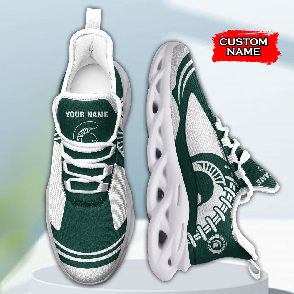Ideafootwear Michigan State Spartans NCAA Max Soul Shoes Sneakers For Men And Women