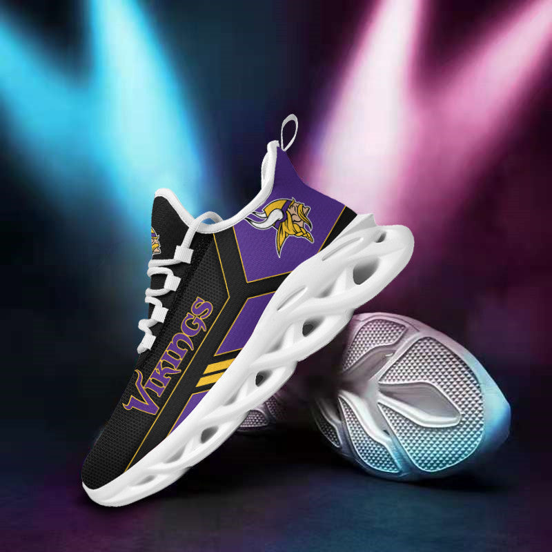 Ideafootwear Minnesota Vikings NFL Max Soul Shoes Sneakers For Men And Women
