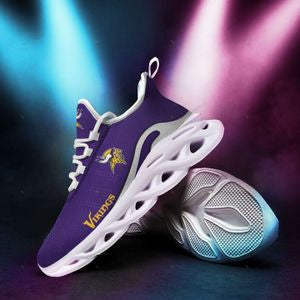 Ideafootwear Minnesota Vikings NFL Max Soul Shoes Sneakers For Men And Women