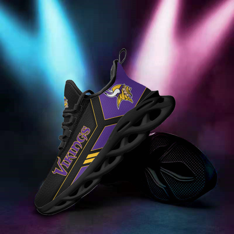 Ideafootwear Minnesota Vikings NFL Max Soul Shoes Sneakers For Men And Women