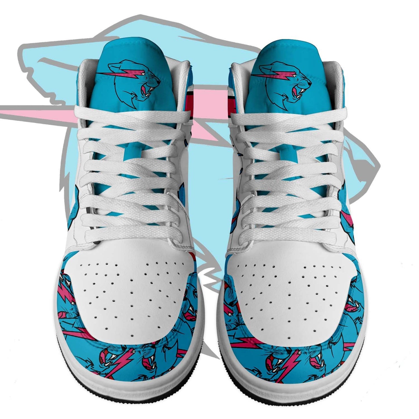 Ideafootwear Mr Beast AJ1 High Sneakers Shoes For Men And Women