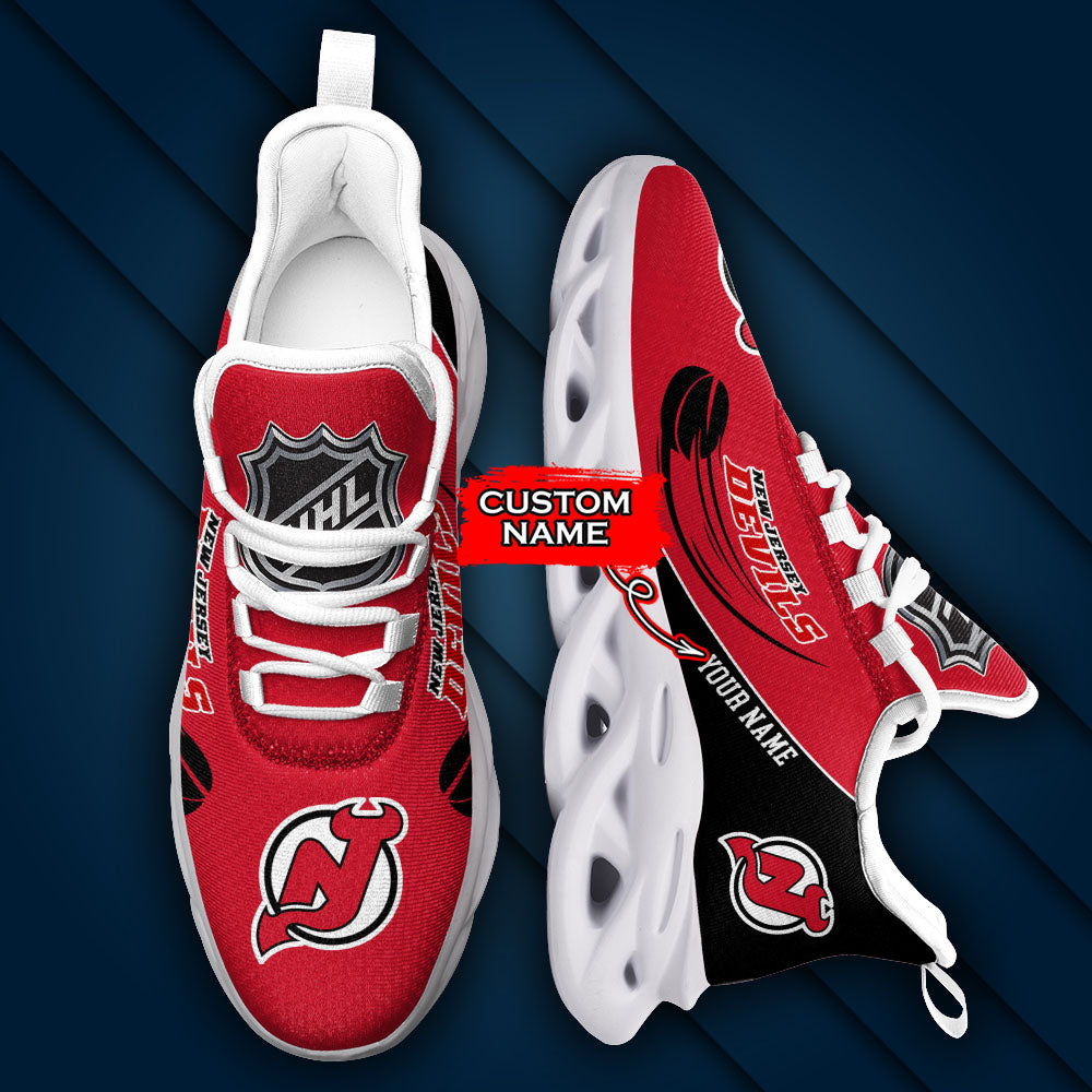 Ideafootwear New Jersey Devils NHL Max Soul Shoes Sneakers For Men And Women