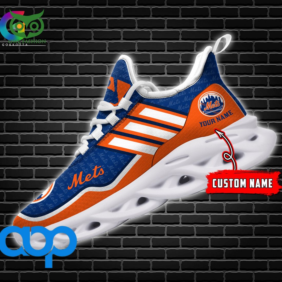 Ideafootwear New York Mets Max Soul Shoes Sneakers For Men And Women