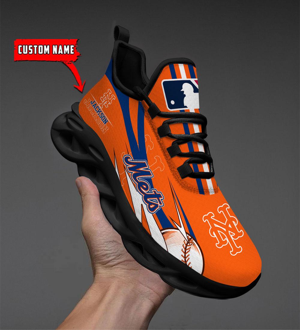 Ideafootwear New York Mets Max Soul Shoes Sneakers For Men And Women