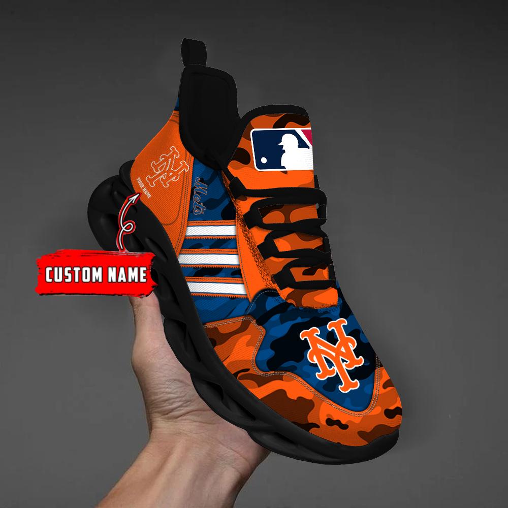 Ideafootwear New York Mets Max Soul Shoes Sneakers For Men And Women