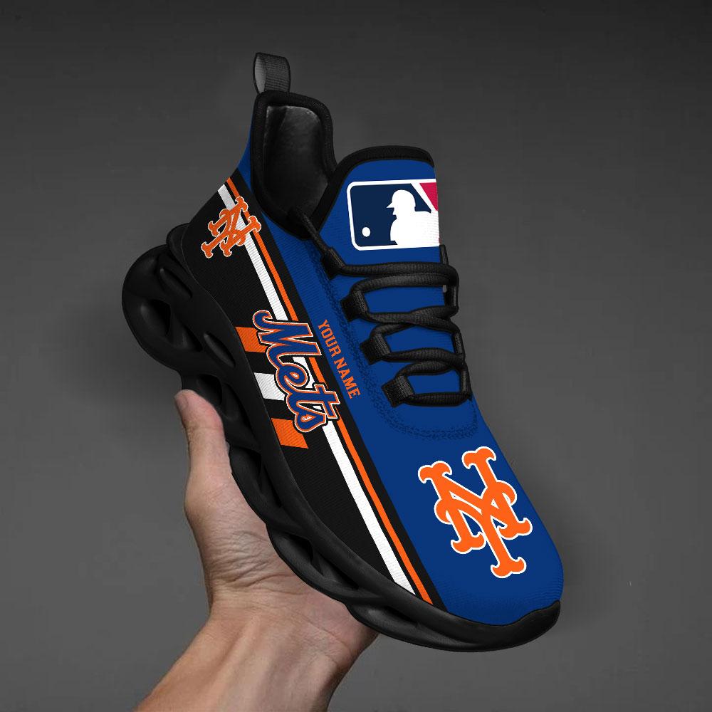 Ideafootwear New York Mets Max Soul Shoes Sneakers For Men And Women