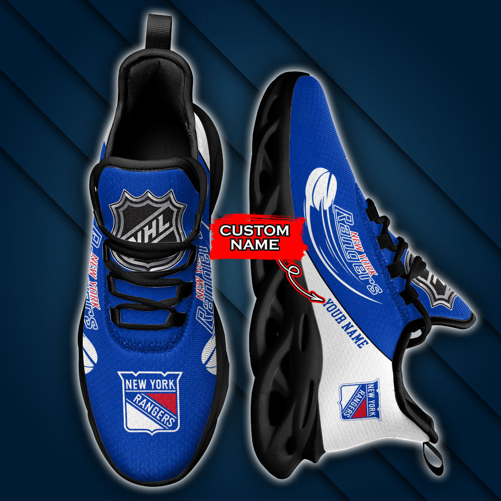 Ideafootwear New York Rangers NHL Max Soul Shoes Sneakers For Men And Women