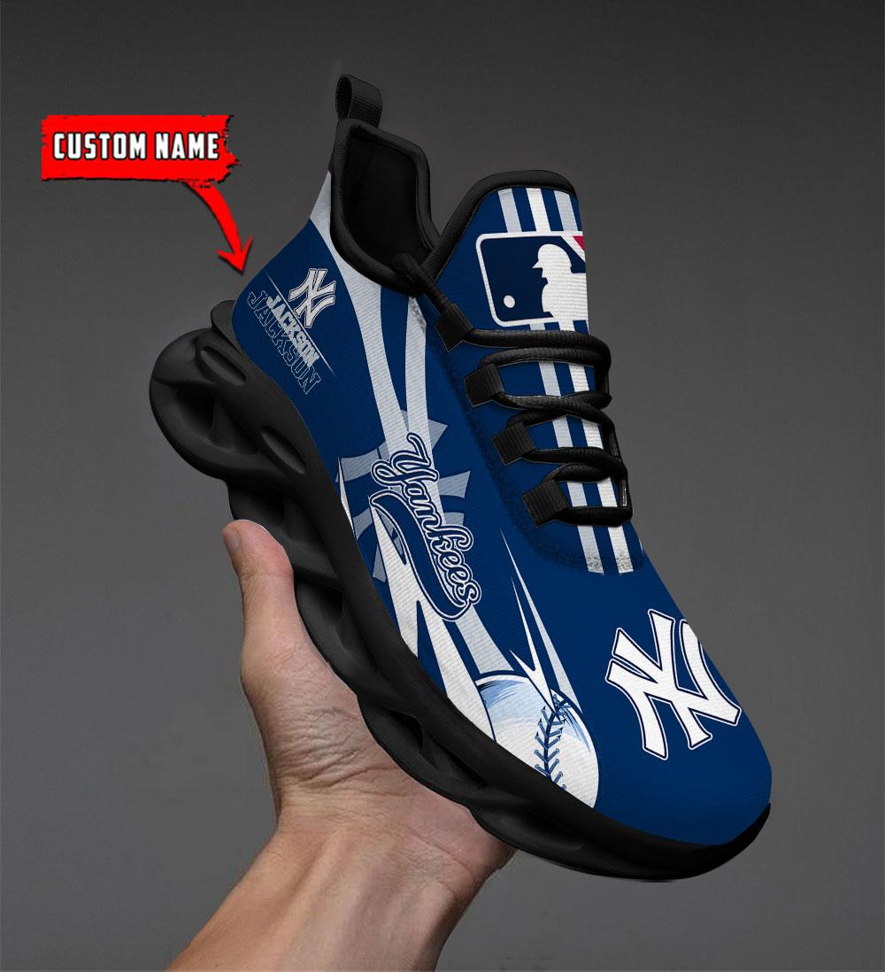 Ideafootwear New York Yankees Max Soul Shoes Sneakers For Men And Women