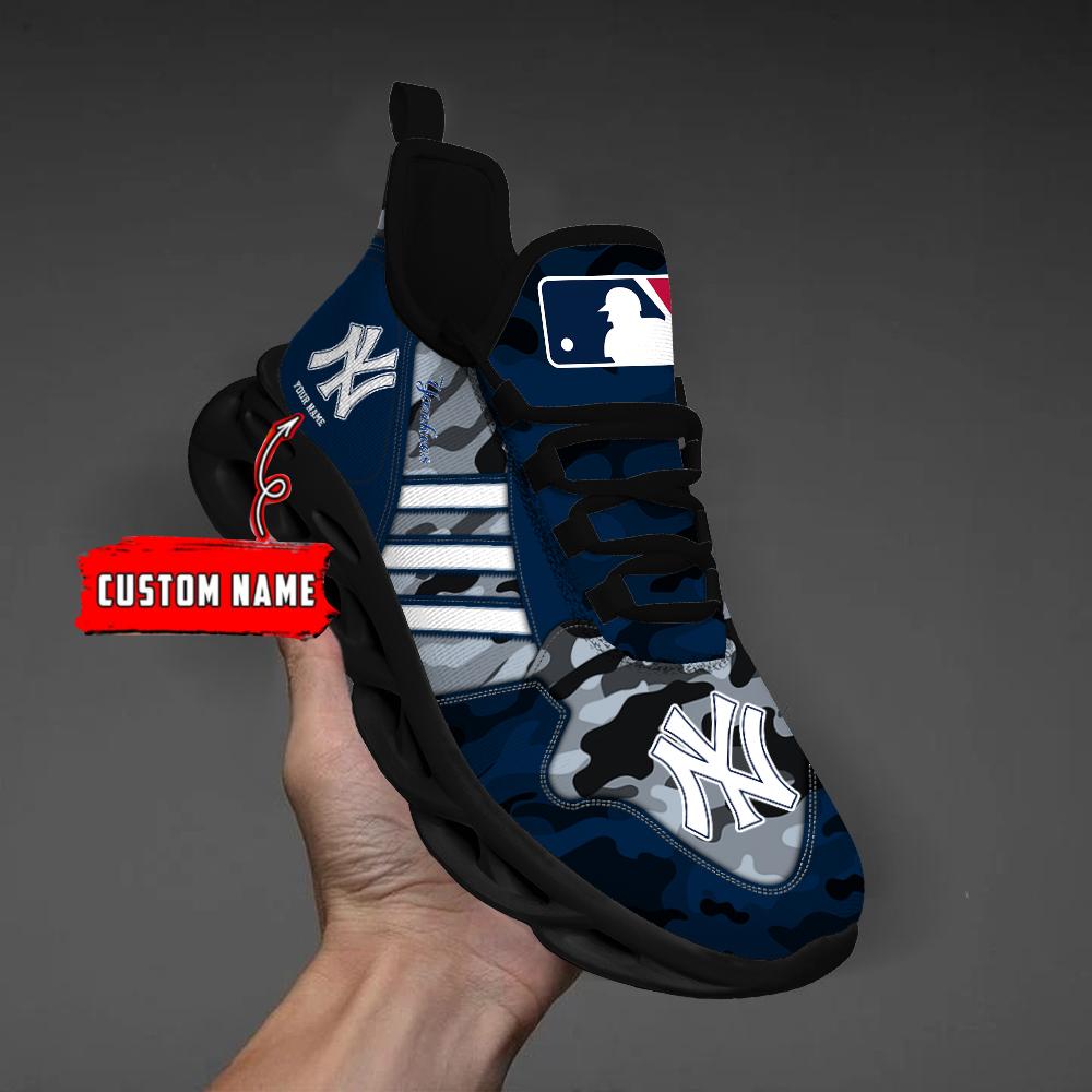 Ideafootwear New York Yankees Max Soul Shoes Sneakers For Men And Women