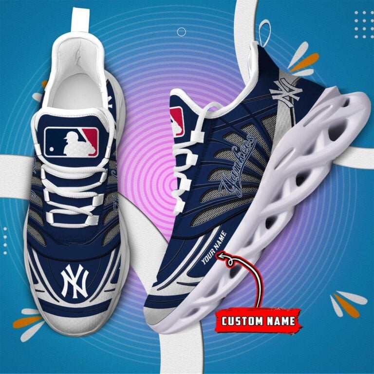 Ideafootwear New York Yankees Max Soul Shoes Sneakers For Men And Women