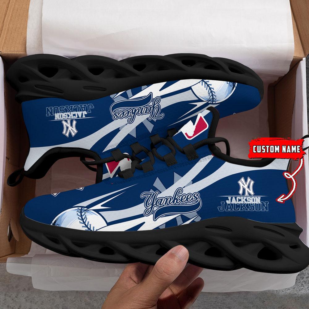 Ideafootwear New York Yankees Max Soul Shoes Sneakers For Men And Women