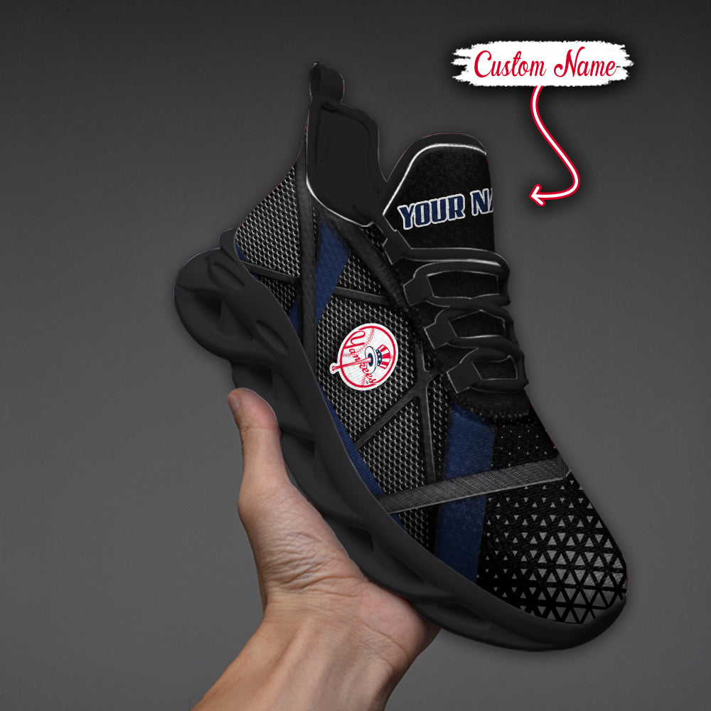 Ideafootwear New York Yankees MLB Max Soul Shoes Sneakers For Men And Women