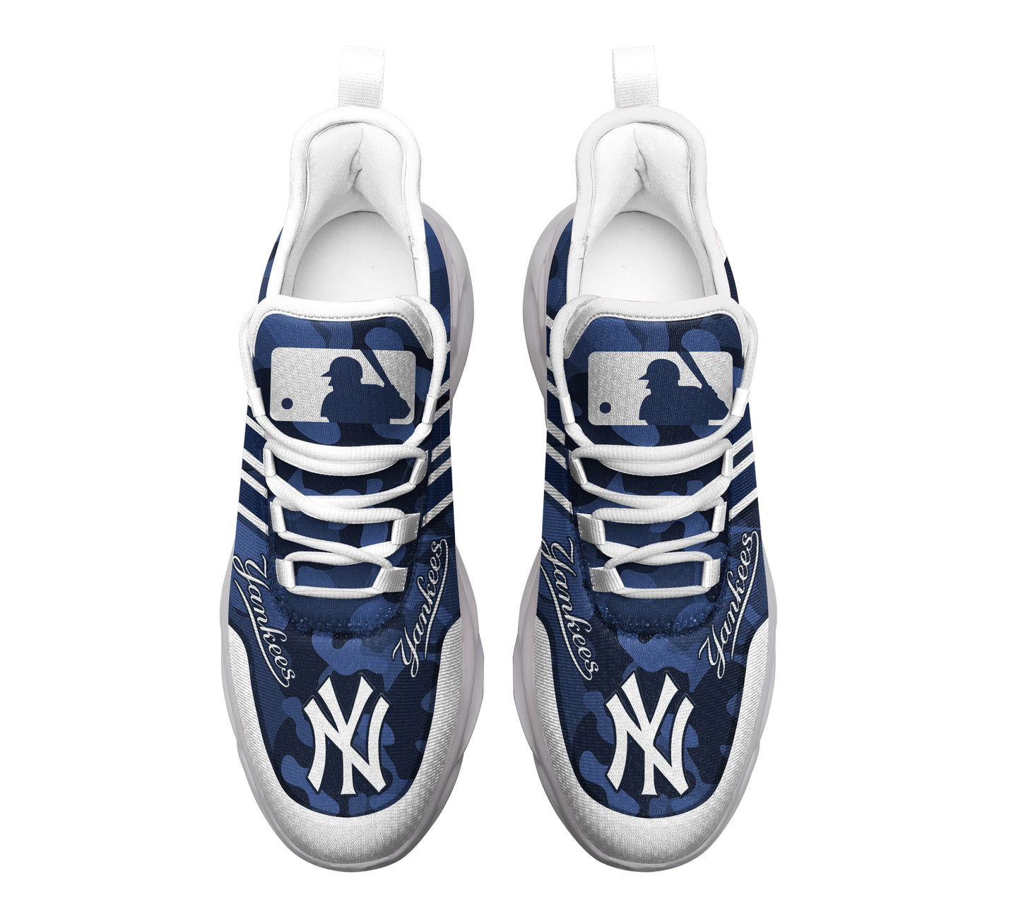 Ideafootwear New York Yankees MLB Max Soul Shoes Sneakers For Men And Women