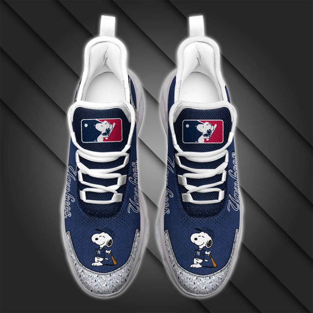 Ideafootwear New York Yankees MLB Max Soul Shoes Sneakers For Men And Women