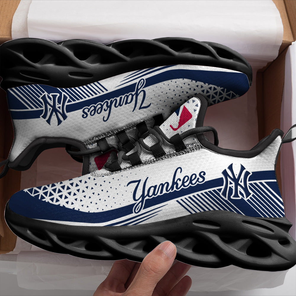 Ideafootwear New York Yankees MLB Max Soul Shoes Sneakers For Men And Women