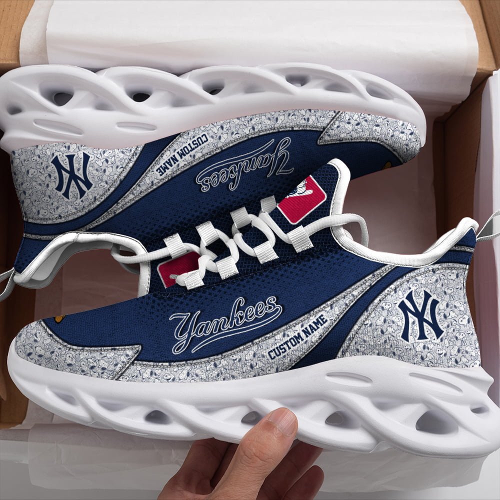 Ideafootwear New York Yankees MLB Max Soul Shoes Sneakers For Men And Women