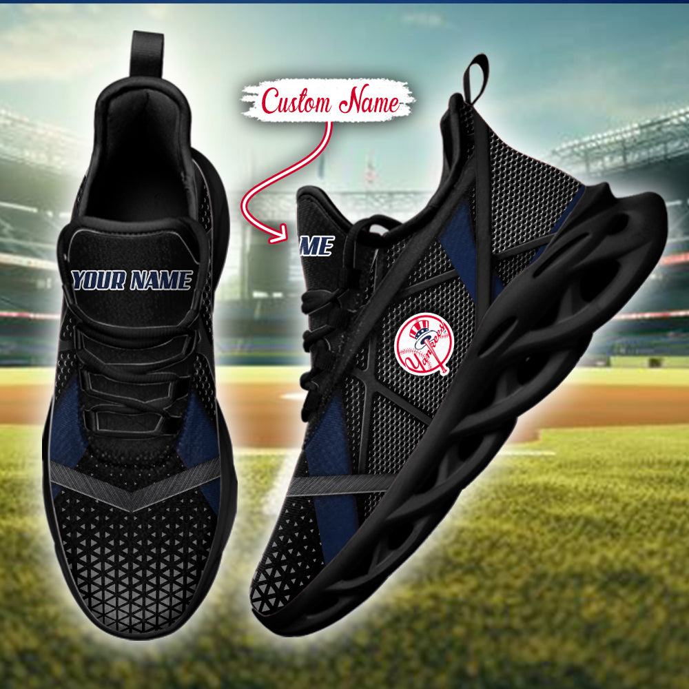Ideafootwear New York Yankees MLB Max Soul Shoes Sneakers For Men And Women