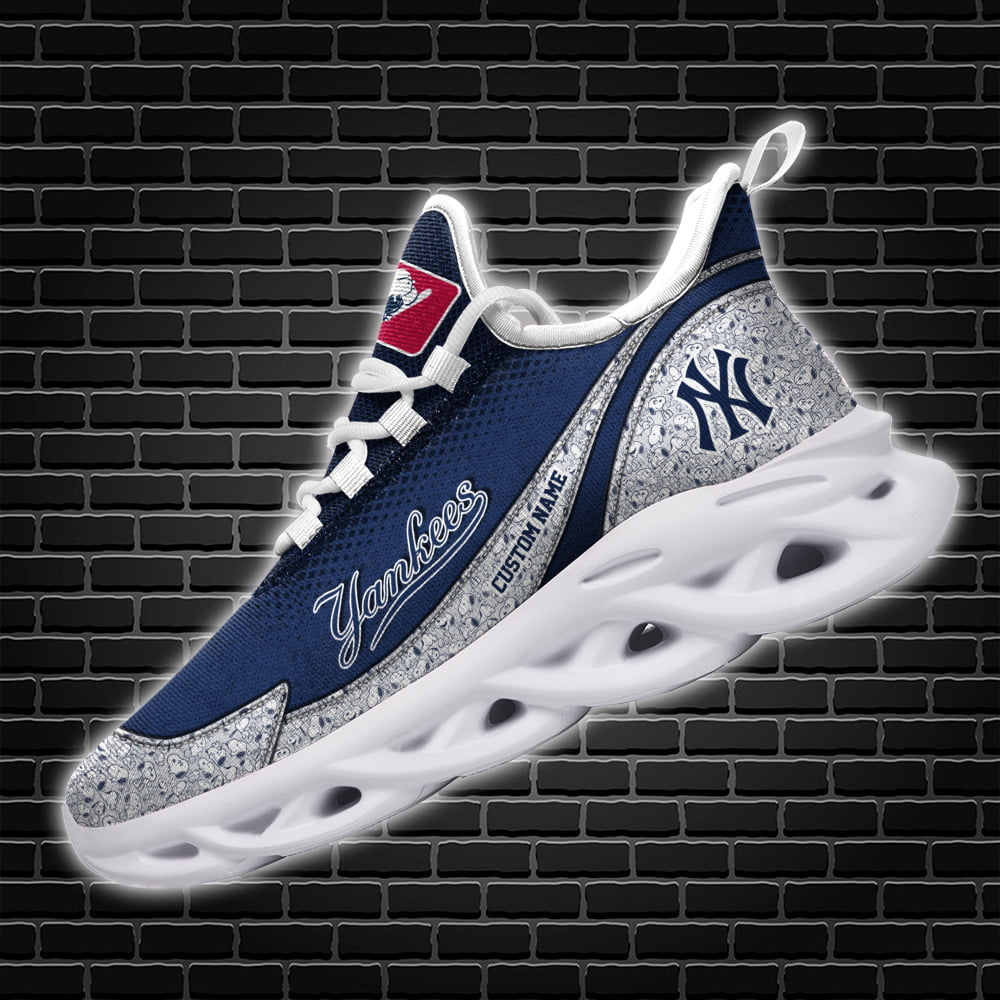 Ideafootwear New York Yankees MLB Max Soul Shoes Sneakers For Men And Women