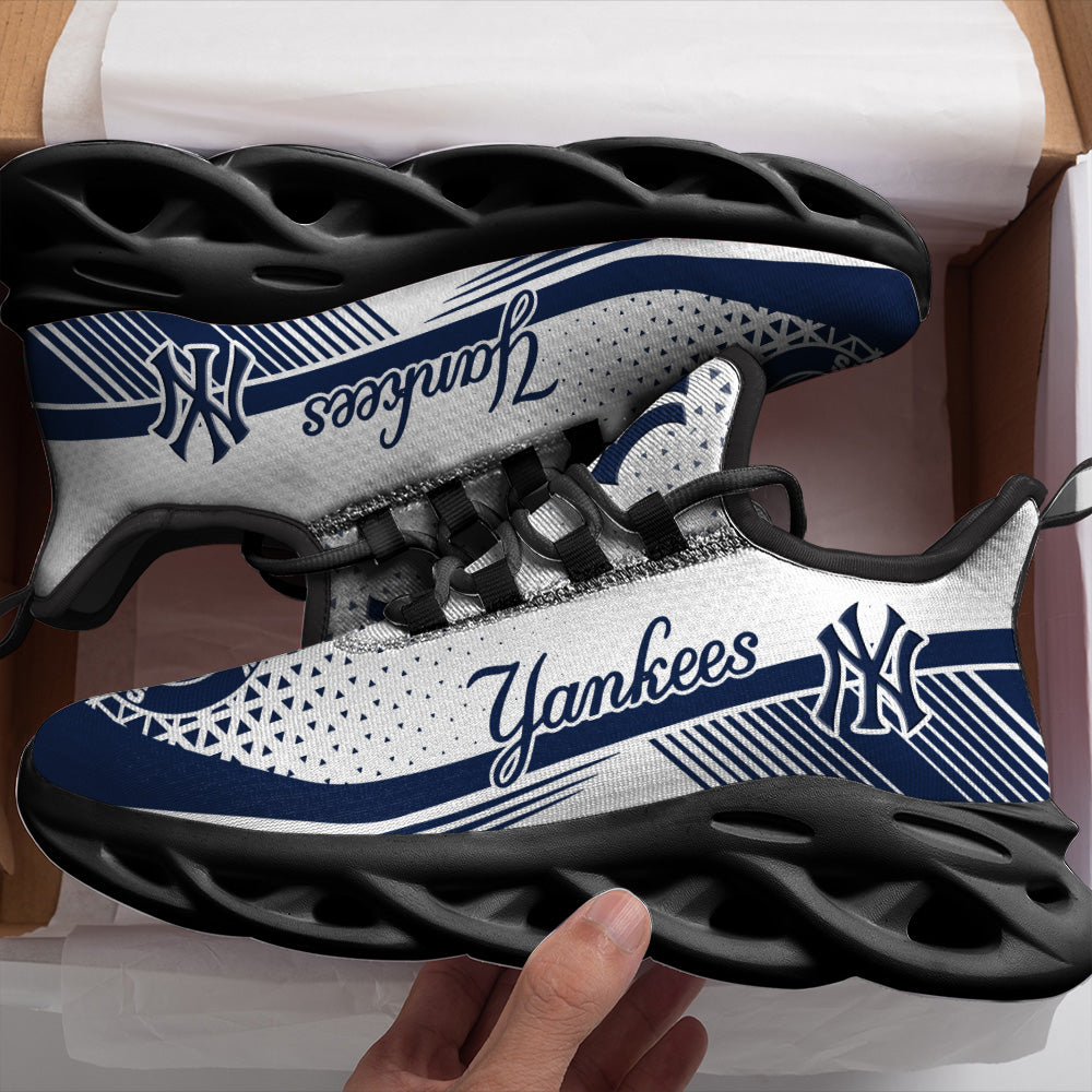 Ideafootwear New York Yankees MLB Max Soul Shoes Sneakers For Men And Women
