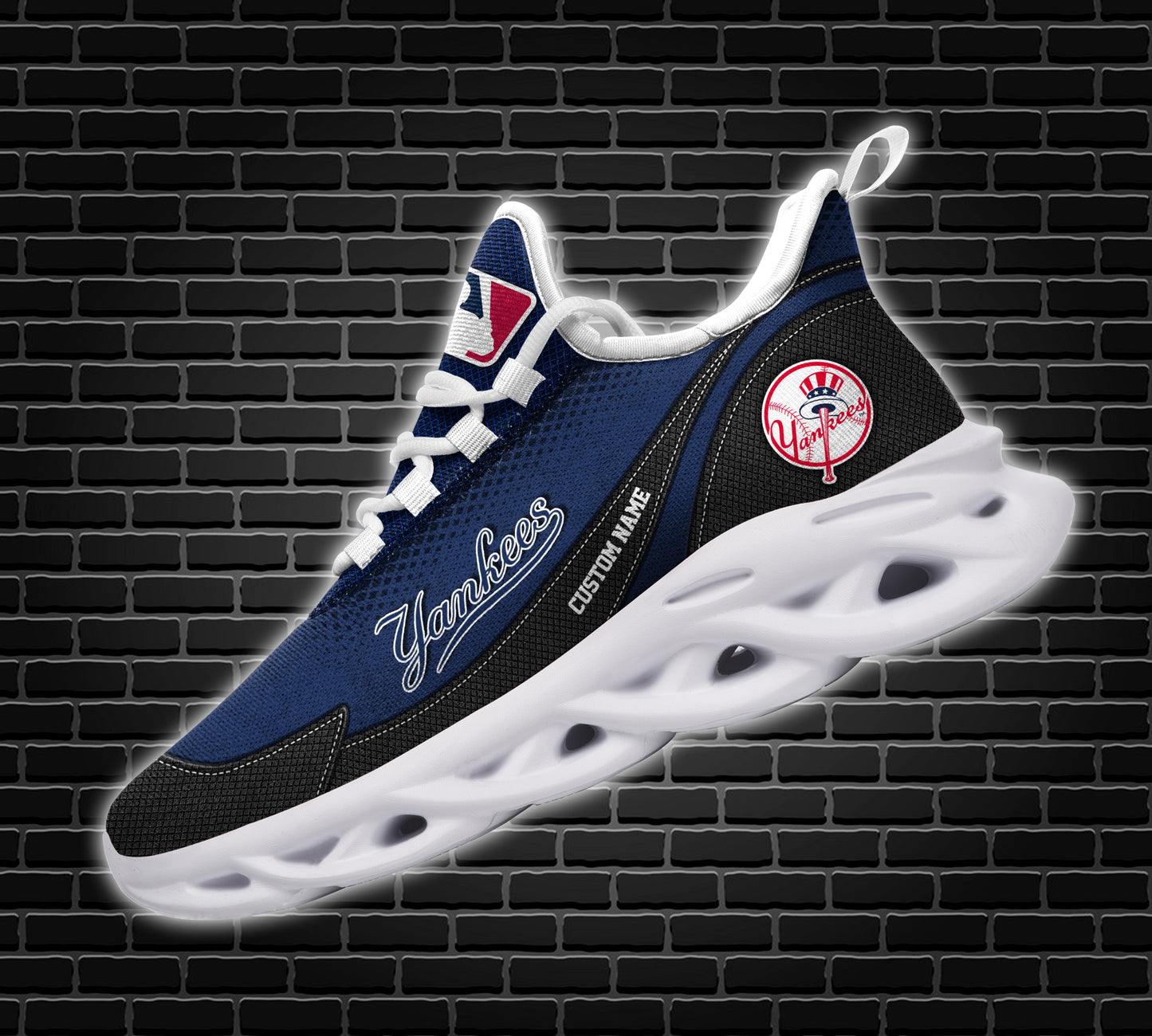Ideafootwear New York Yankees MLB Max Soul Shoes Sneakers For Men And Women