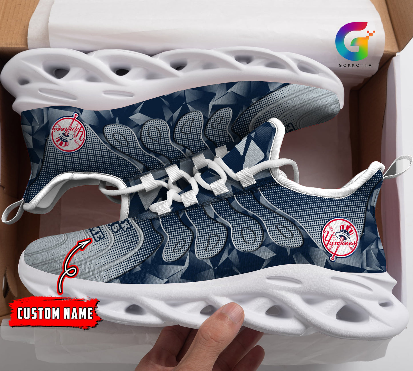 Ideafootwear New York Yankees NCAA Max Soul Shoes Sneakers For Men And Women