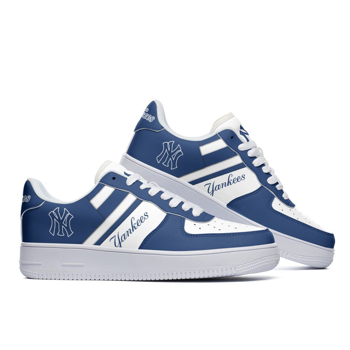 Ideafootwear New York Yankees NFL Air Low-Top Sneakers Shoes For Men And Women
