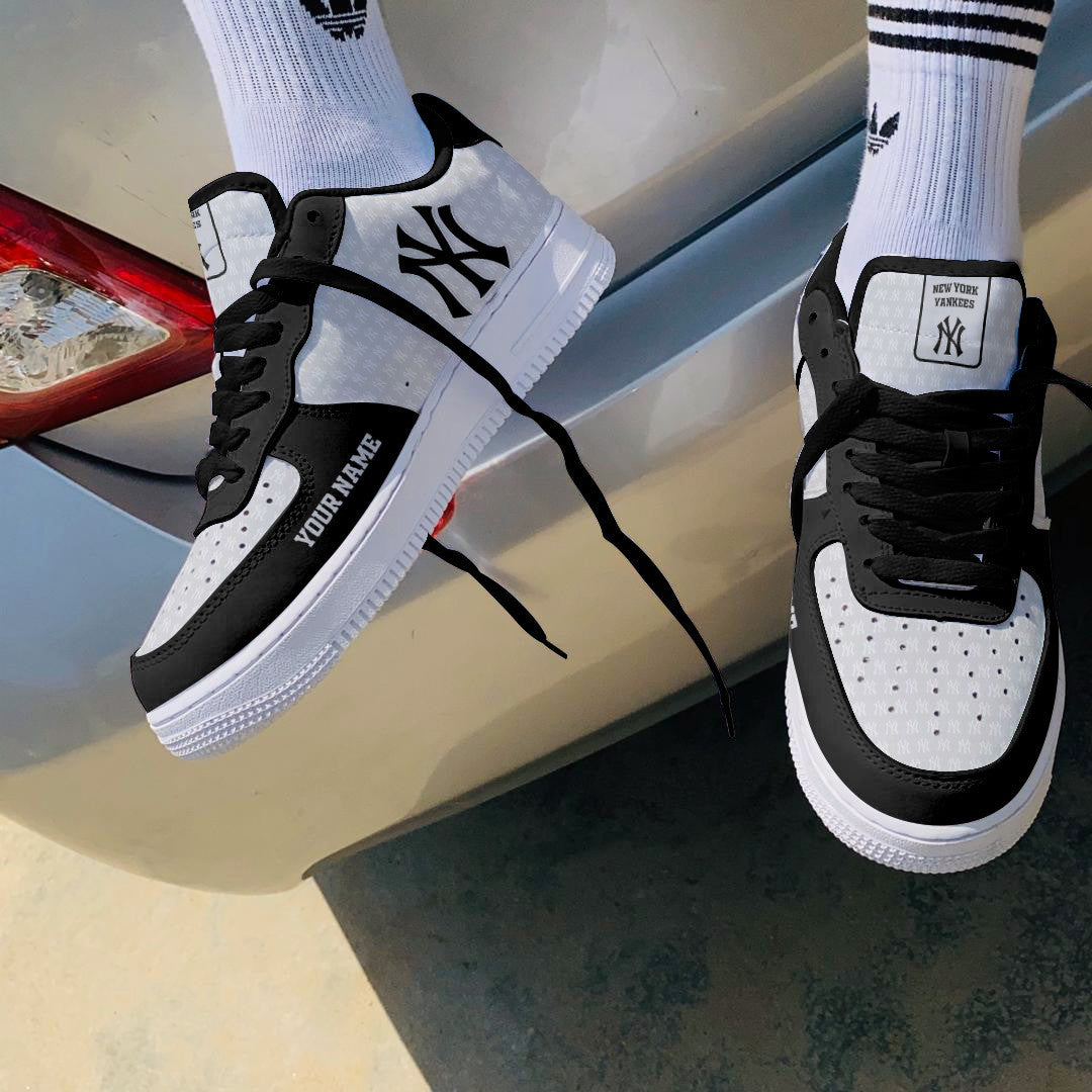 Ideafootwear New York Yankees NFL Air Low-Top Sneakers Shoes For Men And Women