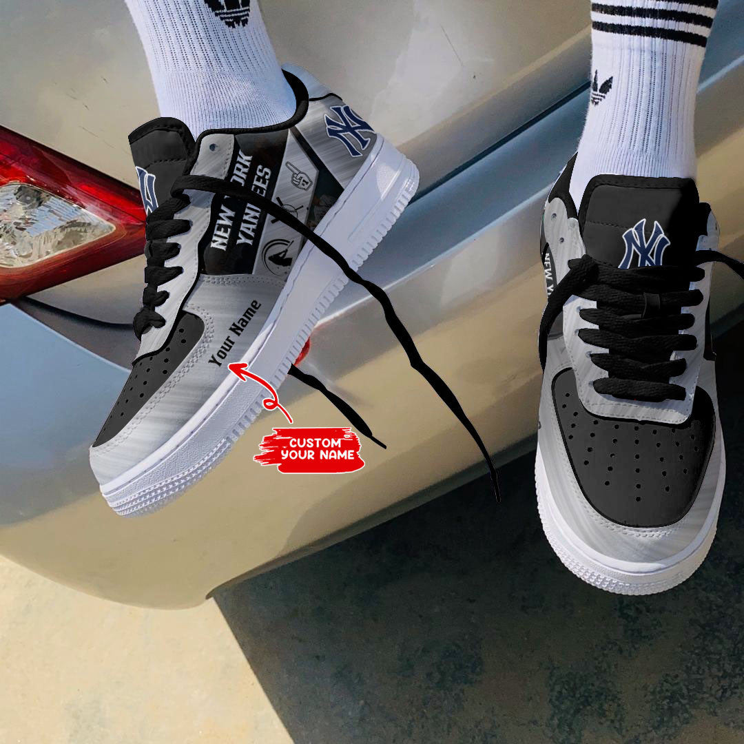 Ideafootwear New York Yankees NFL Air Low-Top Sneakers Shoes For Men And Women
