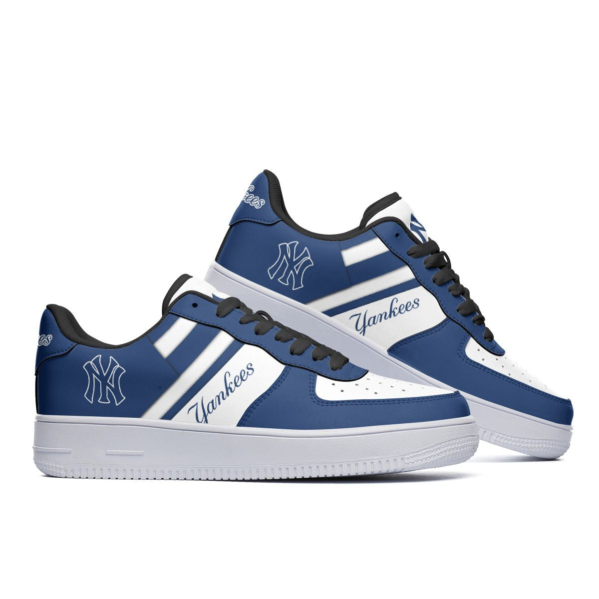 Ideafootwear New York Yankees NFL Air Low-Top Sneakers Shoes For Men And Women