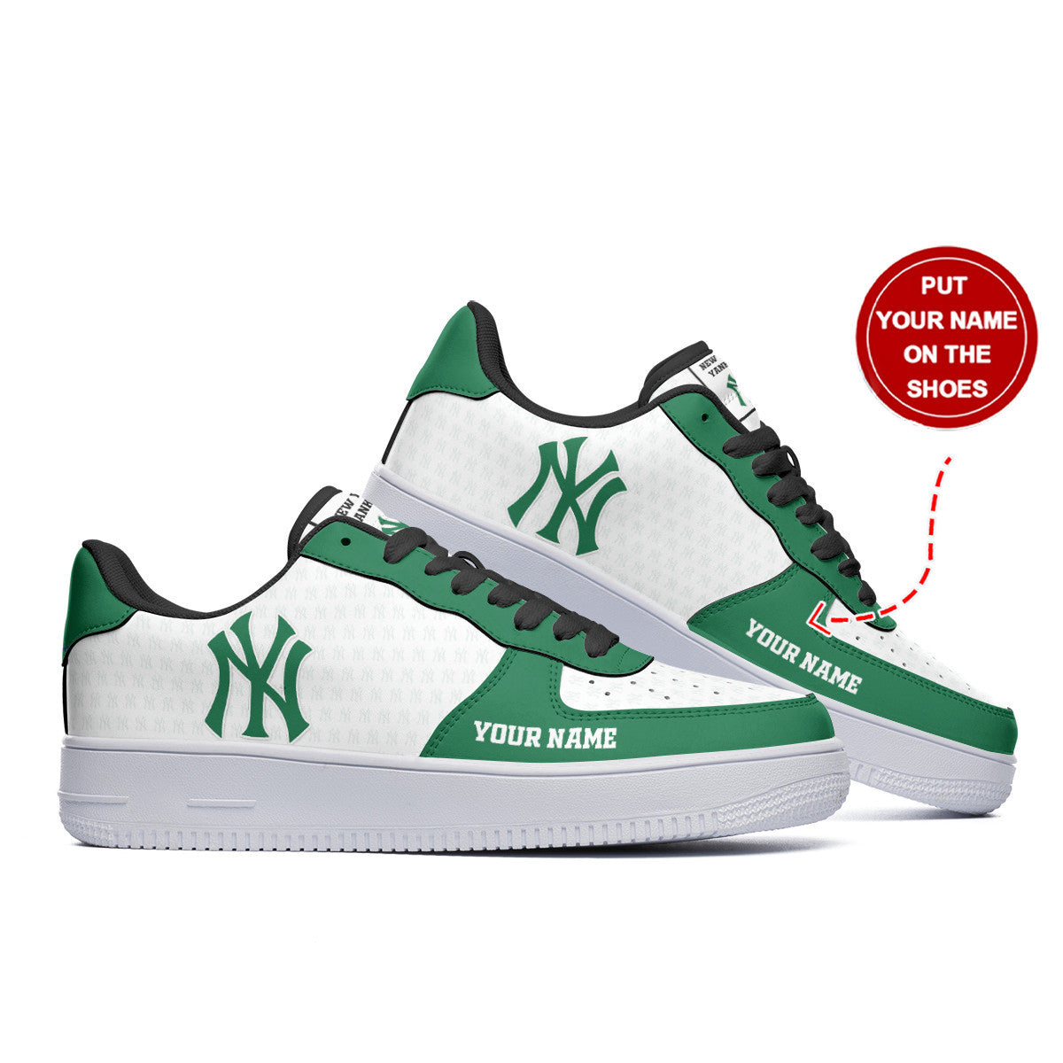 Ideafootwear New York Yankees NFL Air Low-Top Sneakers Shoes For Men And Women