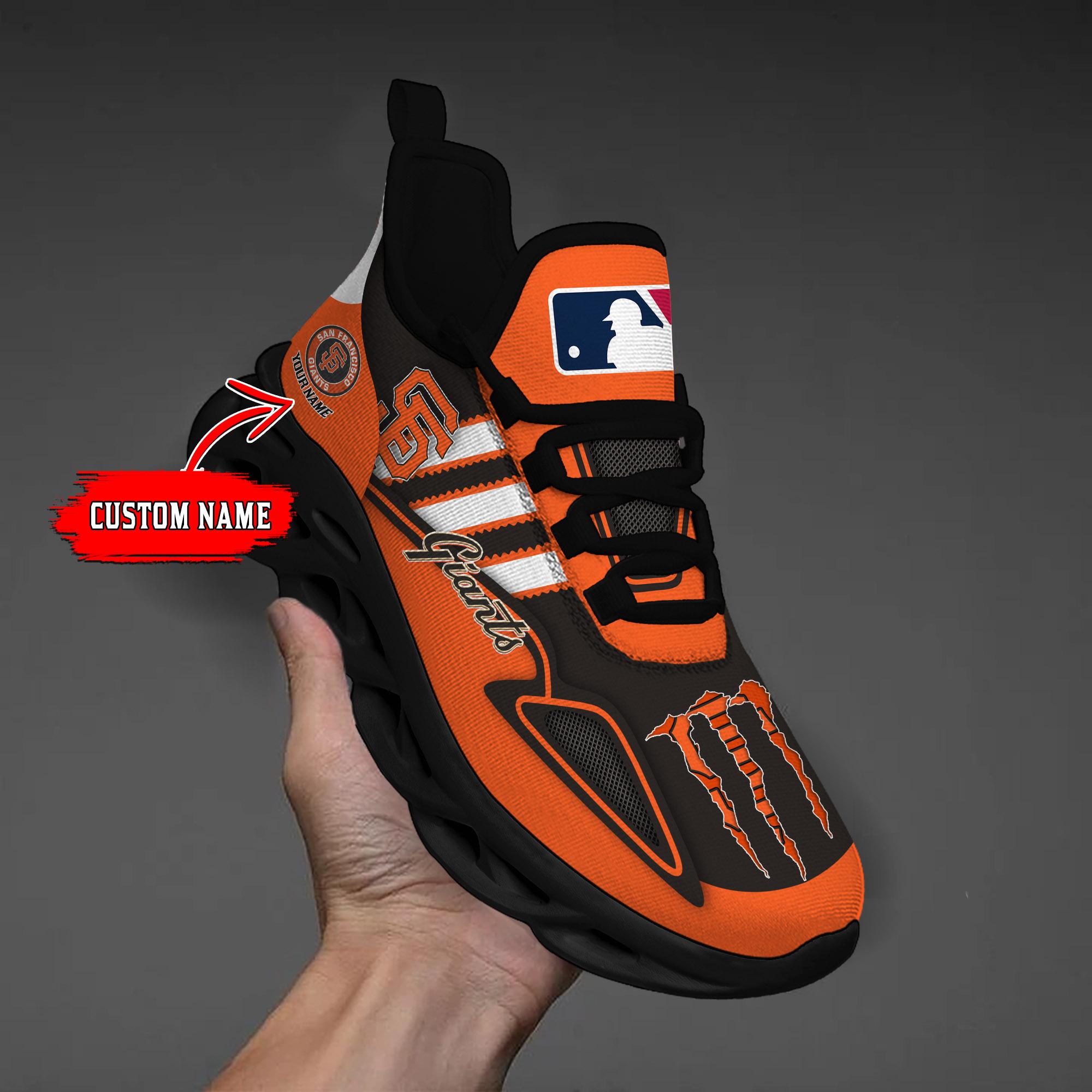 Ideafootwear San Francisco Giants Max Soul Shoes Sneakers For Men And Women