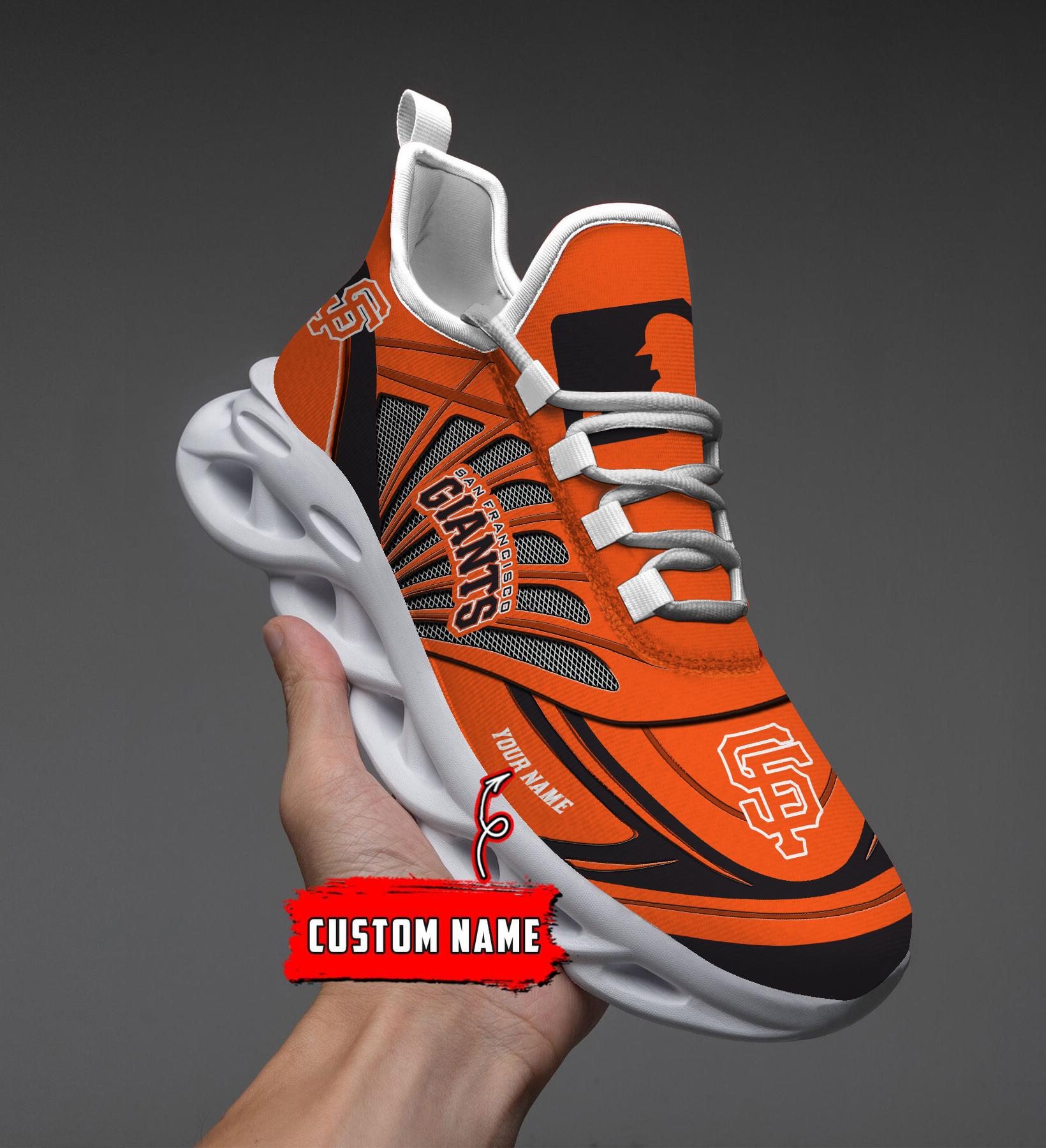 Ideafootwear San Francisco Giants Max Soul Shoes Sneakers For Men And Women