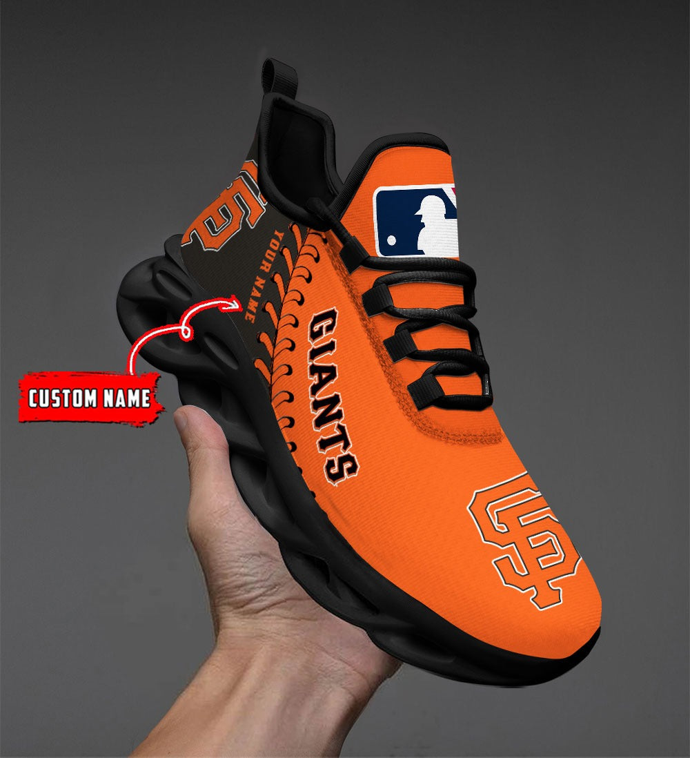 Ideafootwear San Francisco Giants MLB Max Soul Shoes Sneakers For Men And Women