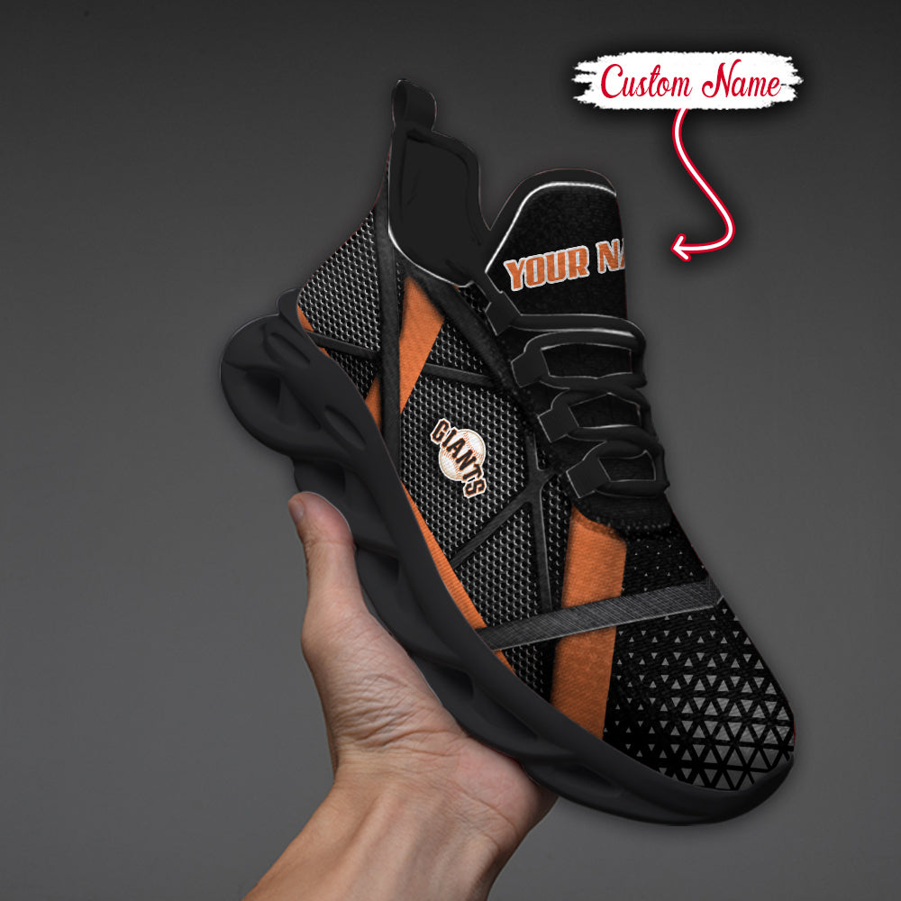 Ideafootwear San Francisco Giants MLB Max Soul Shoes Sneakers For Men And Women