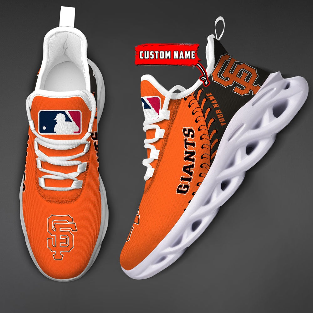 Ideafootwear San Francisco Giants MLB Max Soul Shoes Sneakers For Men And Women