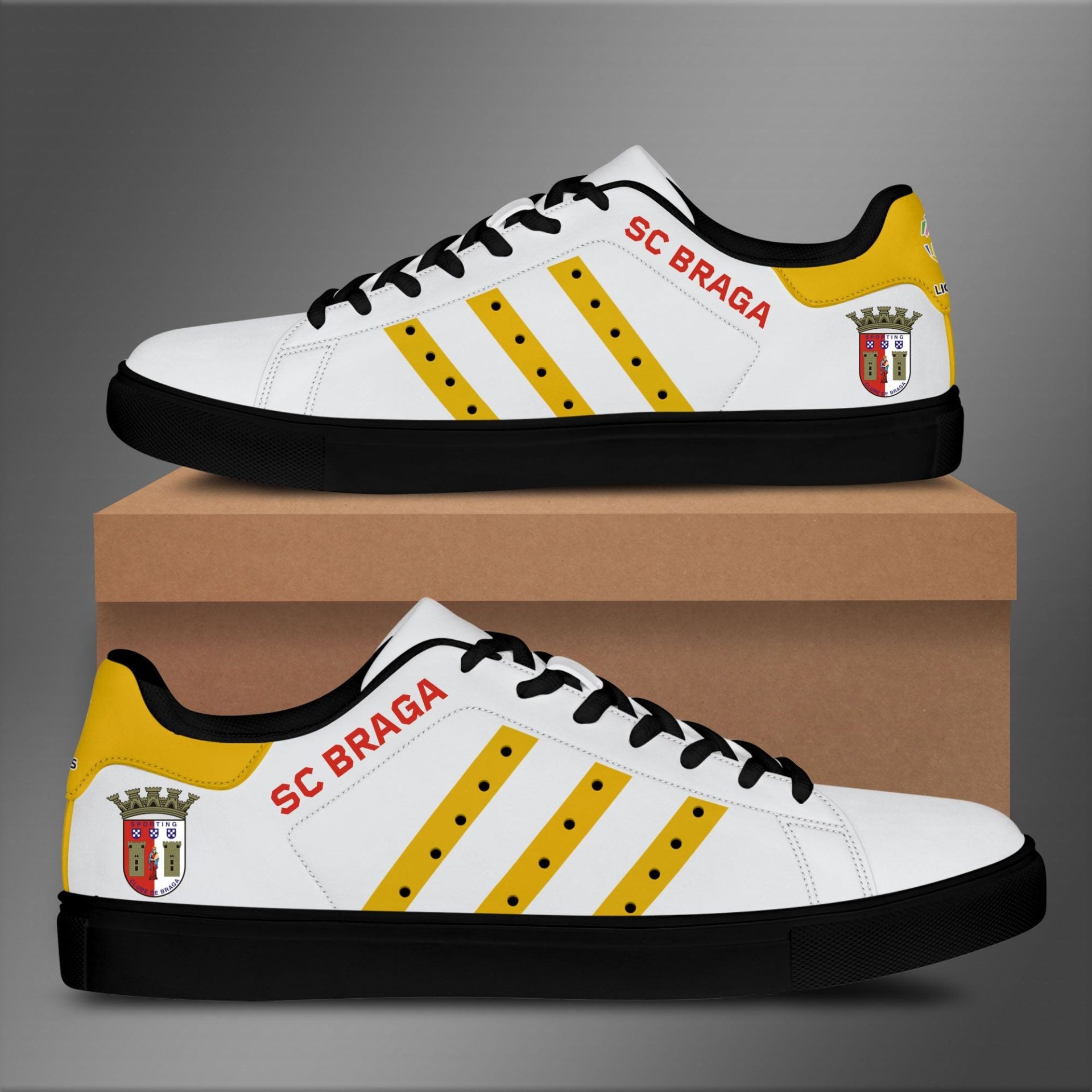 Ideafootwear SC Braga Skate Stan Shoes Sneakes For Men And Women