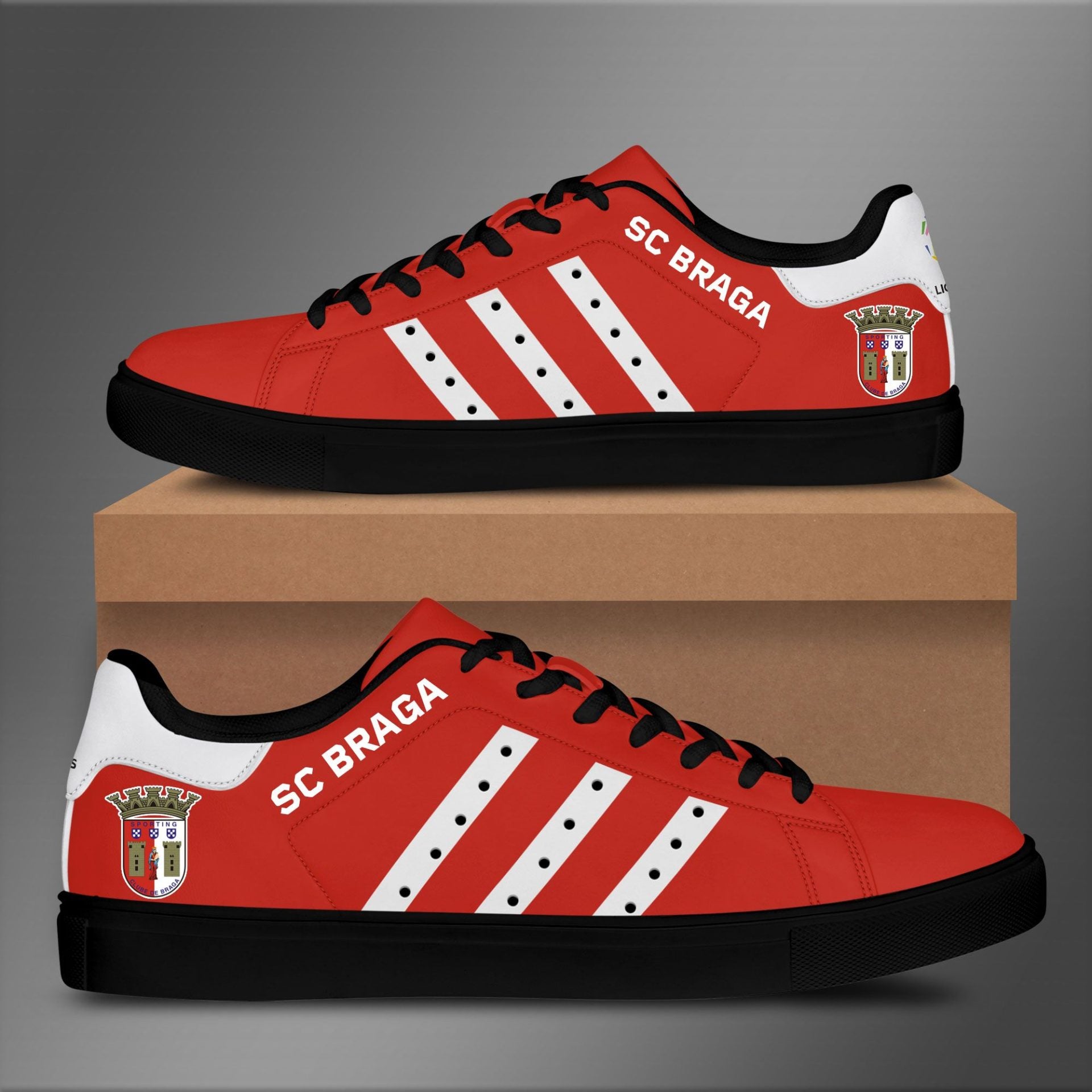 Ideafootwear SC Braga Skate Stan Shoes Sneakes For Men And Women