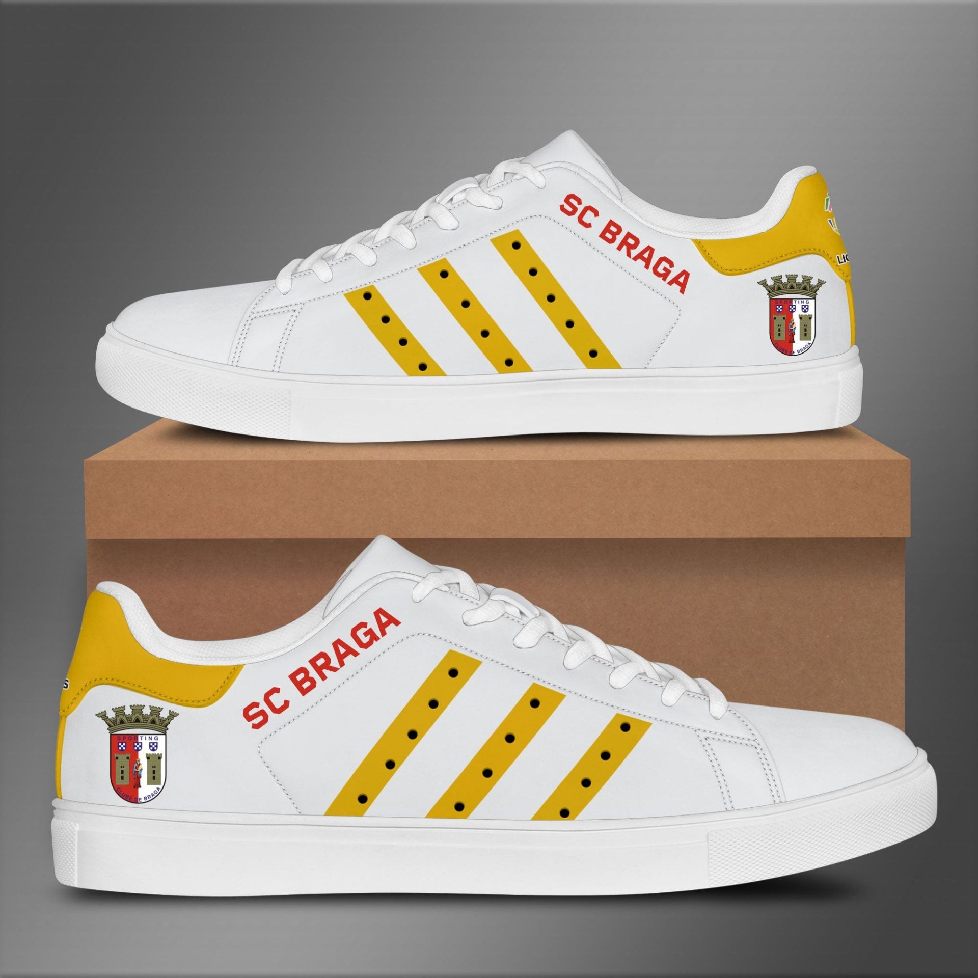 Ideafootwear SC Braga Skate Stan Shoes Sneakes For Men And Women